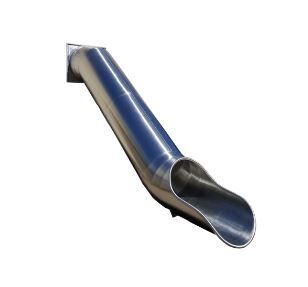 Edelstahlröhrenrutsche gerade