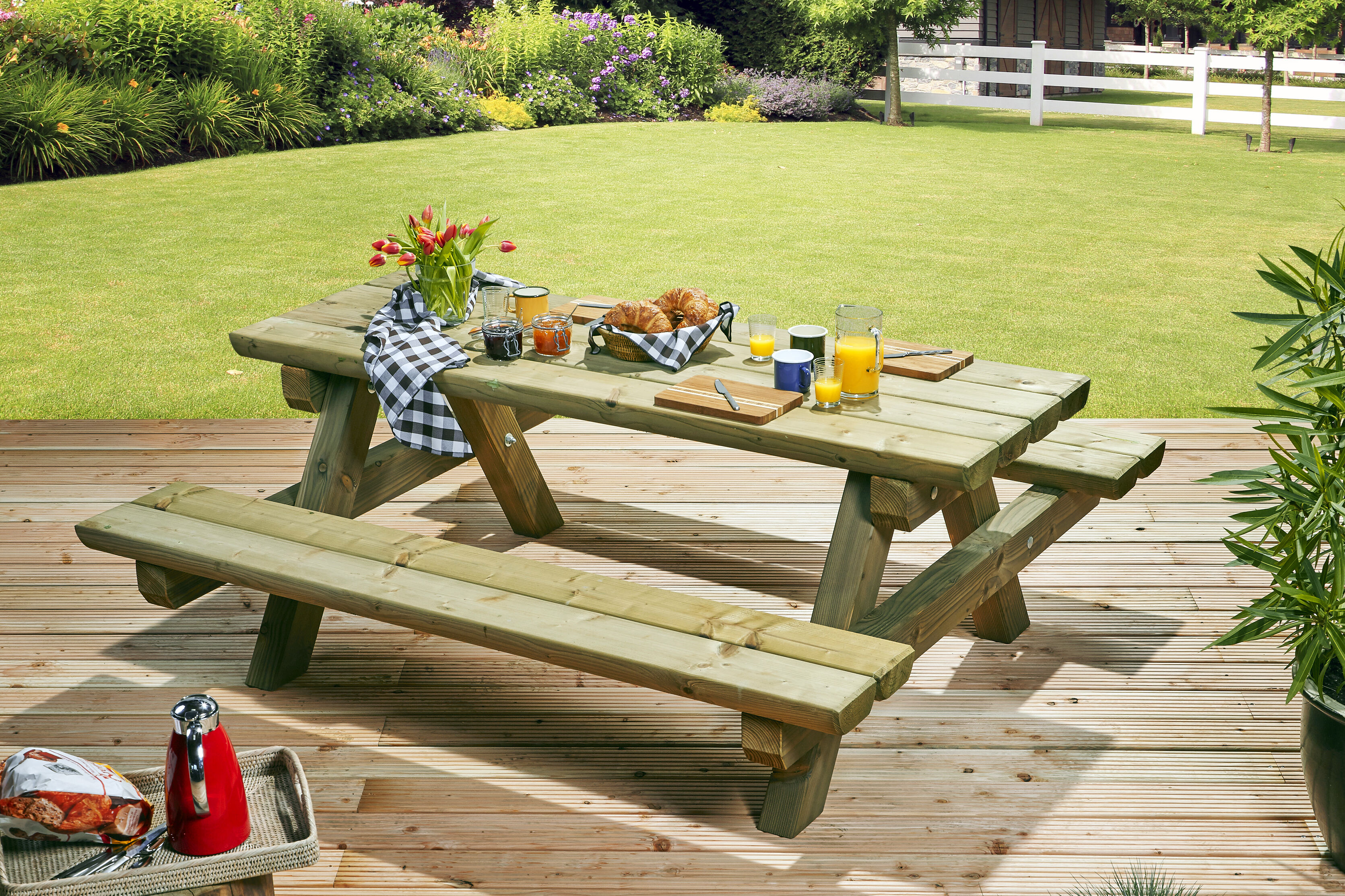 Picknicktisch 2.00 m lang