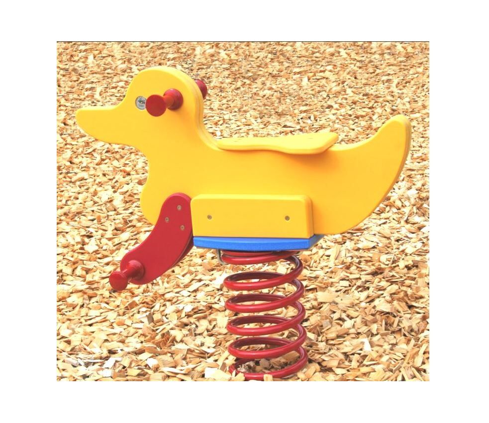 Einzel-Federspielgerät Ente