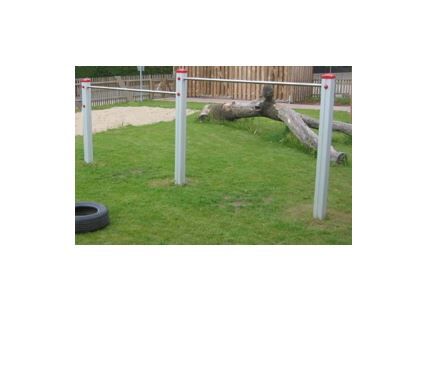 Reckstangen 2-fach mit Alupfosten