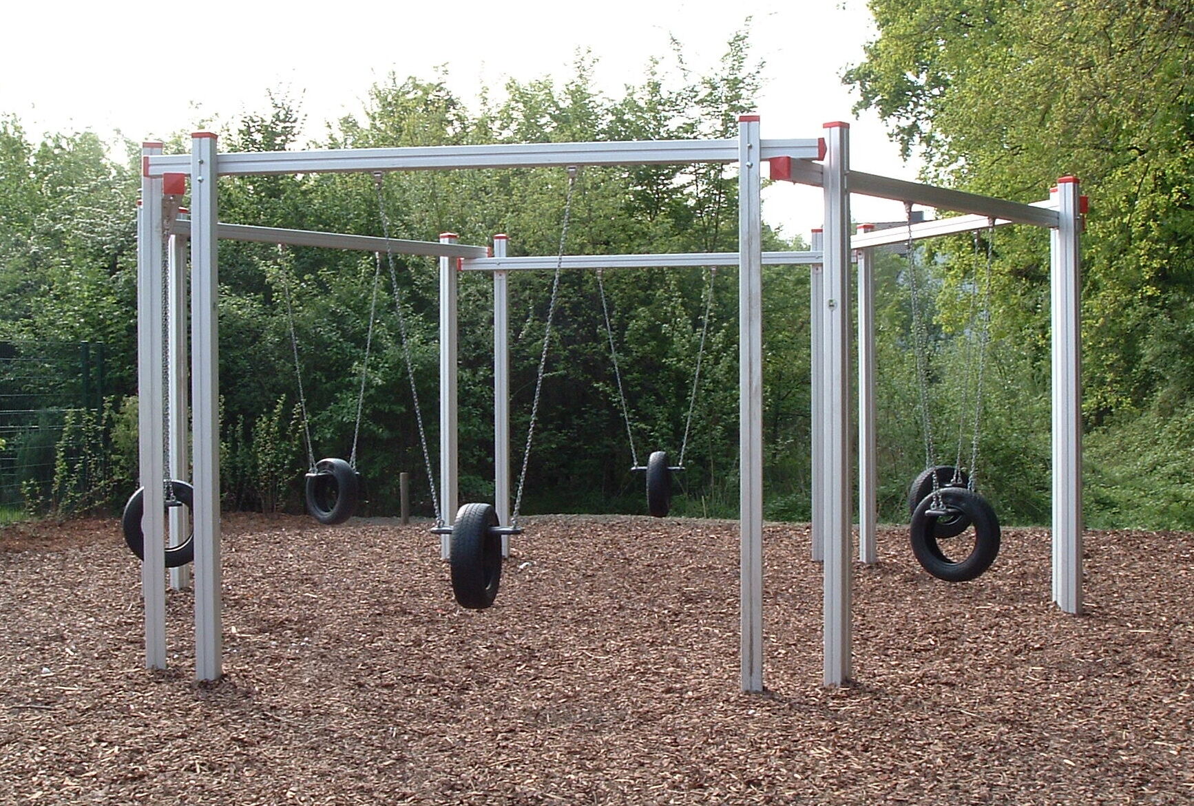 Sechseckschaukel ohne Schauklesitze