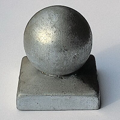 Pfostenkappe aus verzinktem Stahl