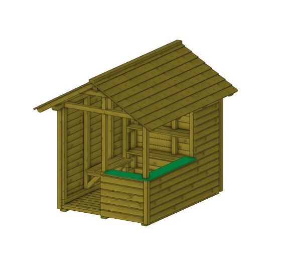 Kinderspielhaus Typ 3 L: 1,50 m