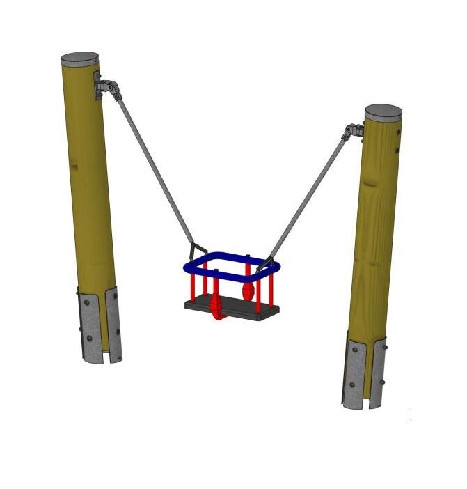 Juniorschaukel ohne Sitz oder Nest