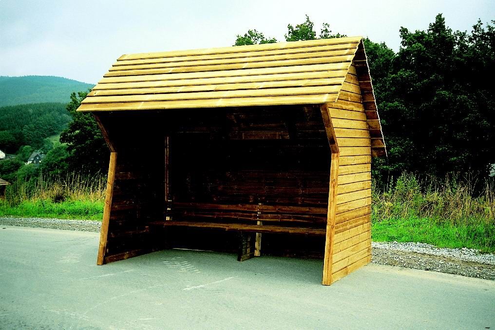 Wartehäuschen 3,33 m breit