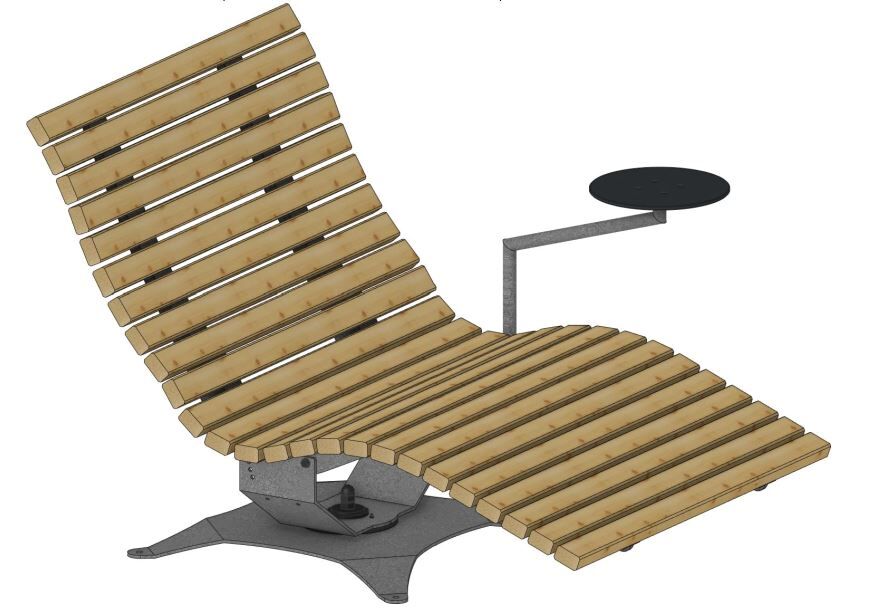 Waldsofa Exklusiv drehbar 360°