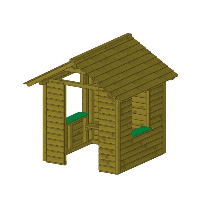 Kinderspielhaus Typ 2 L: 1,50 m