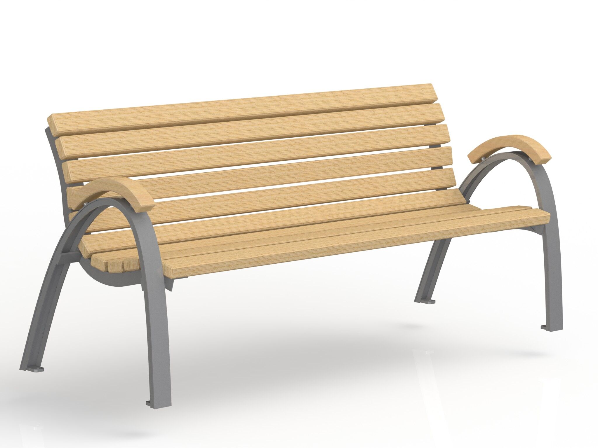 Bank Pieper Flow Douglasie natur