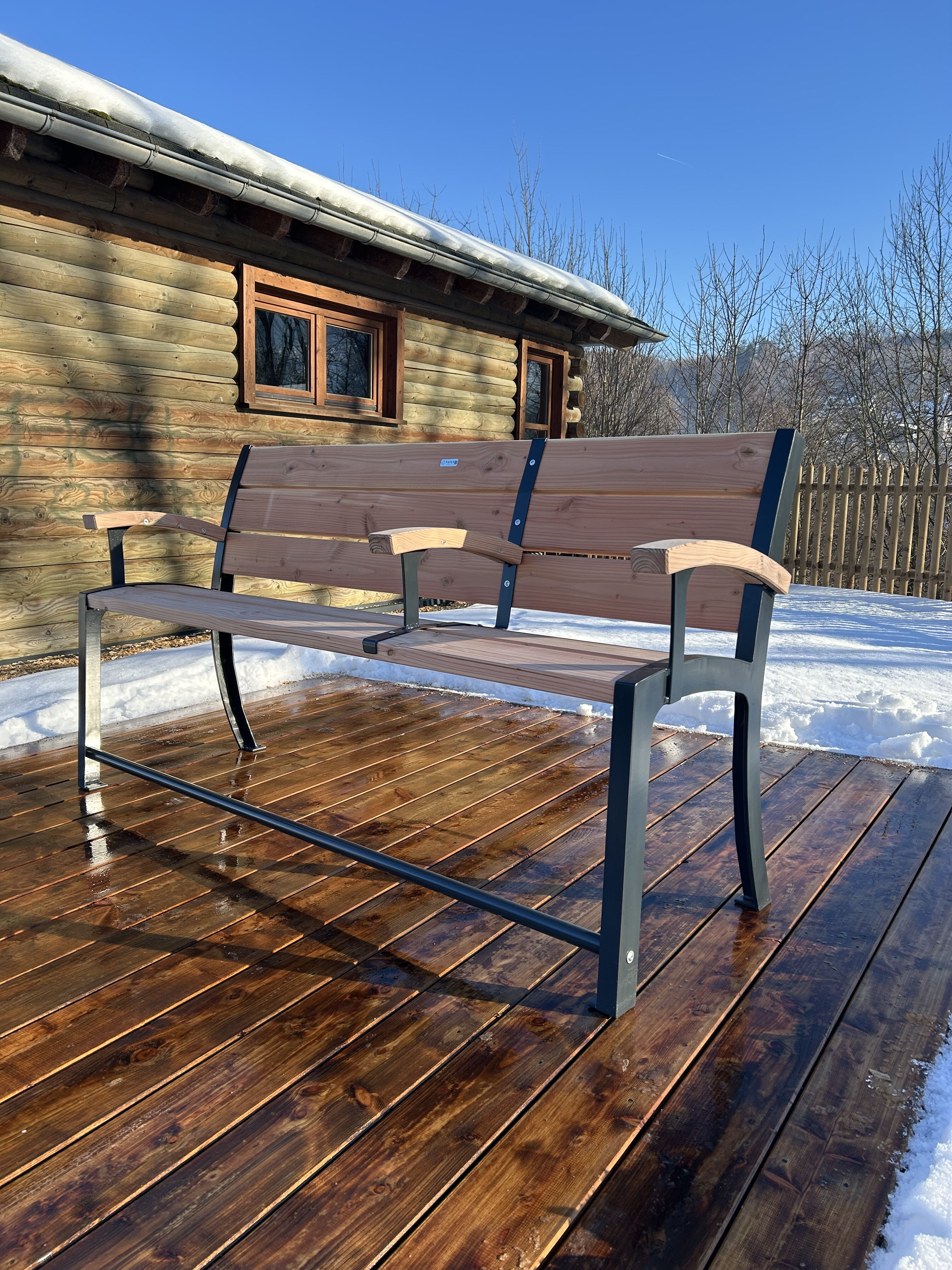 Designbank Sitin PLUS pulverbeschichtet