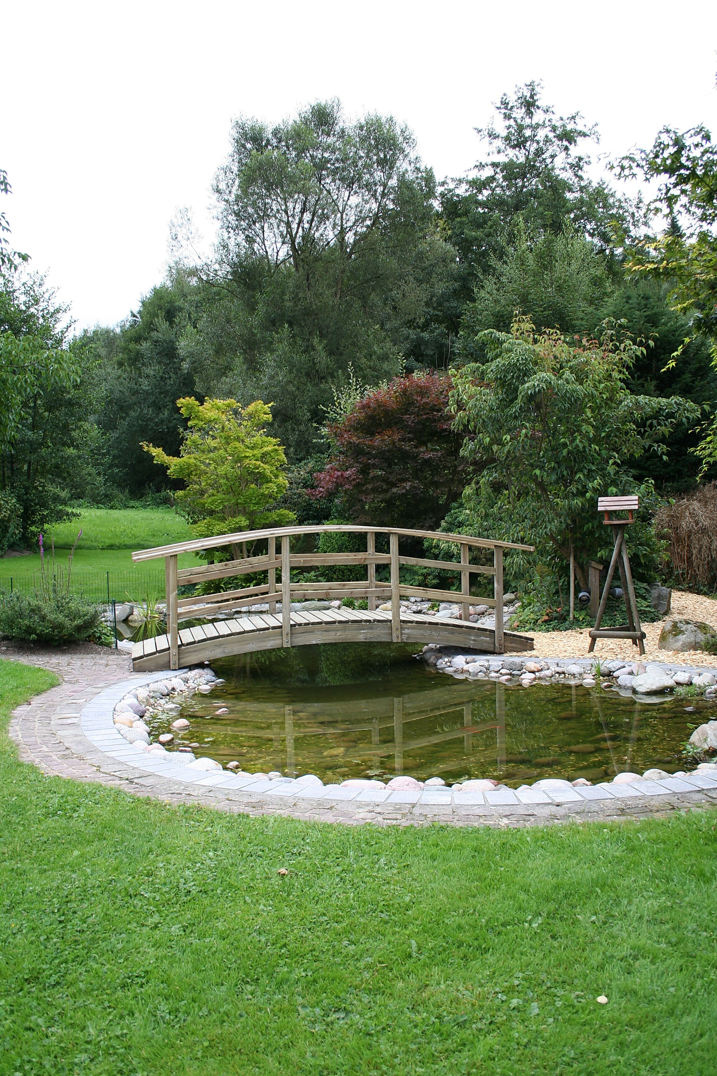 Leimholzbogen Innenradius 6,70 m grün