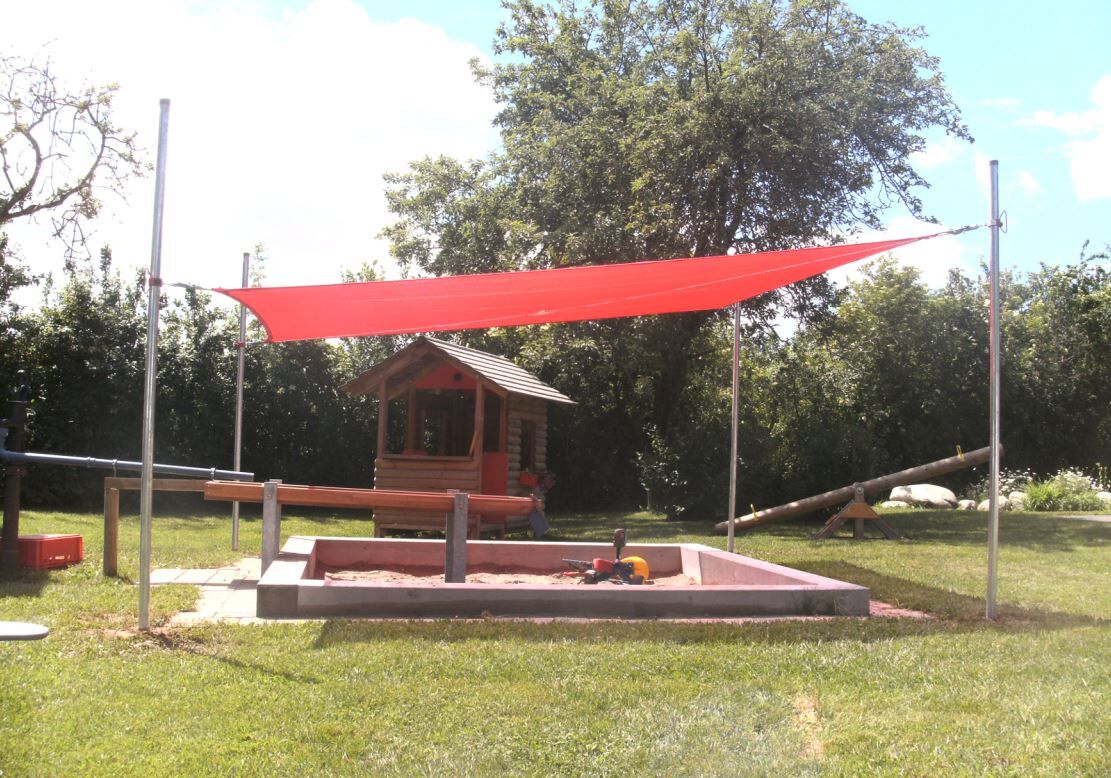 Sonnensegelabdeckkombination