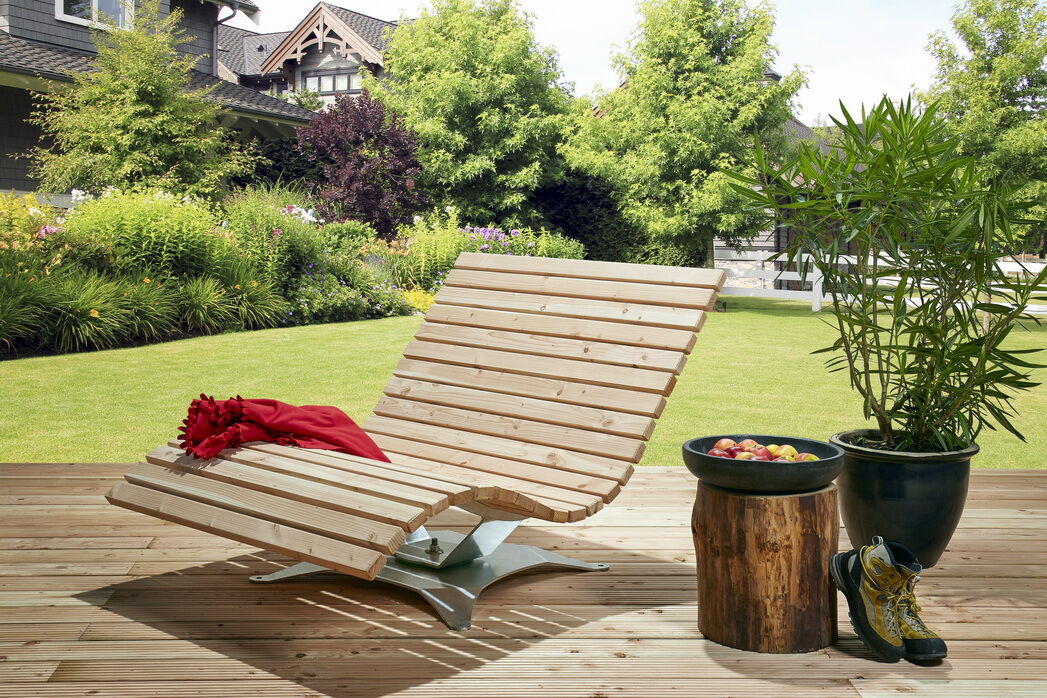 Waldsofa drehbar 360° Original Rothaarsteig Waldmöbel