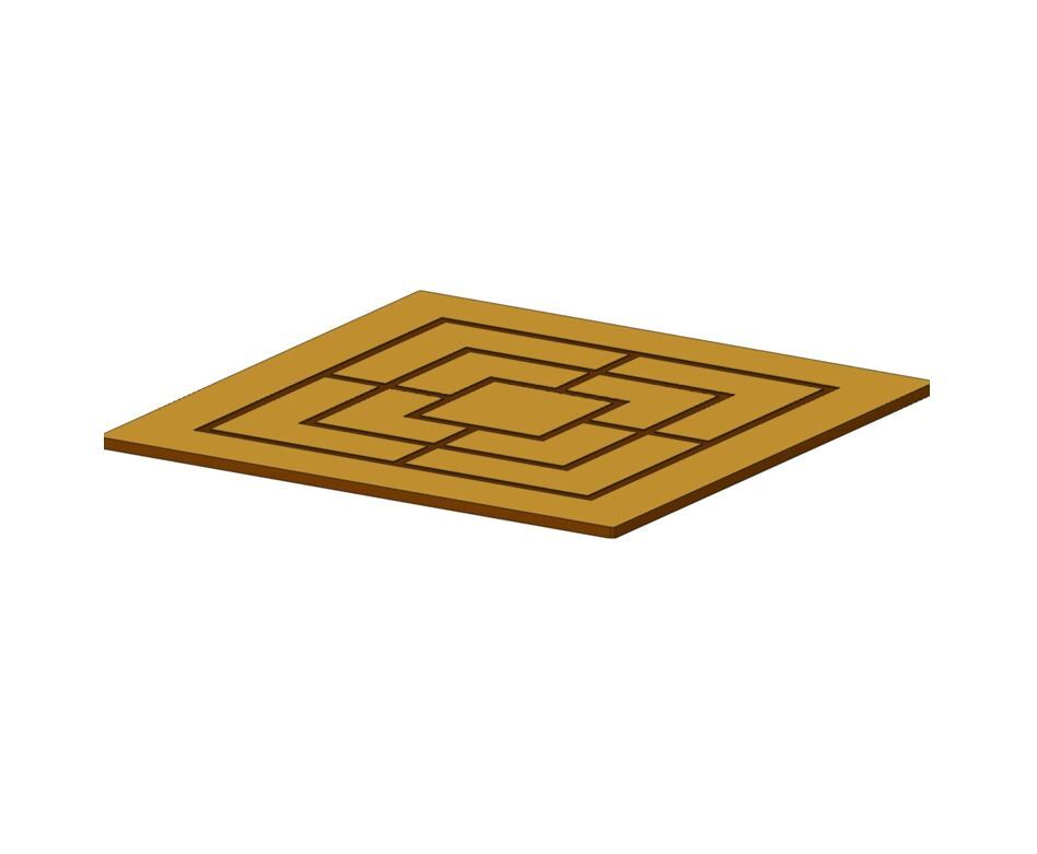 Spielfeld "Mühle" aus HPL