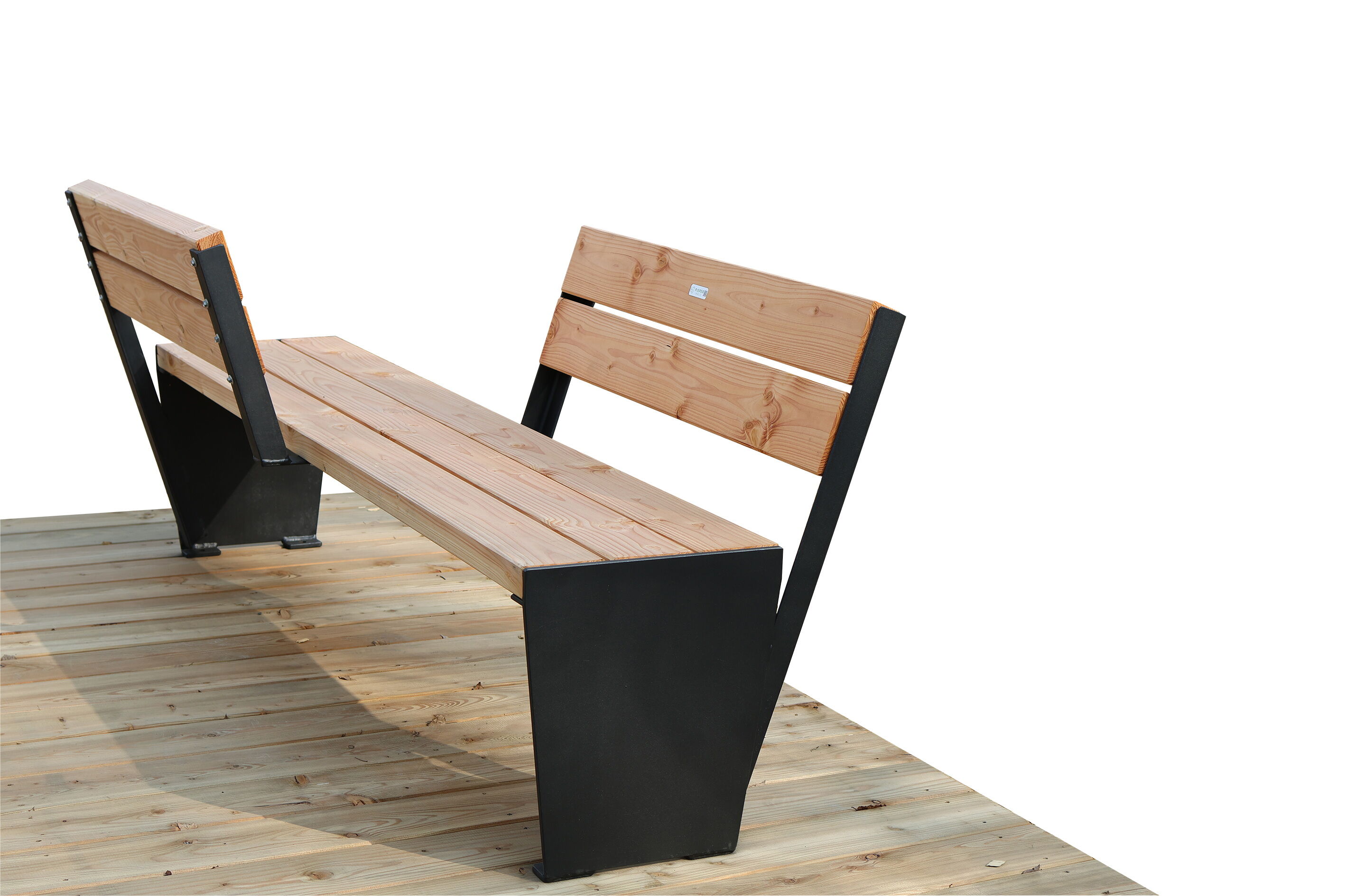 Sitzgruppe EDGE BANK DUO mit wechselseitiger Rückenlehne