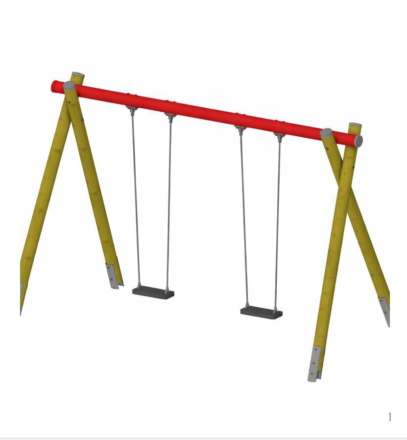 Kleiner Schaukelbock zweisitzig ohne Schaukelsitze  DPH 195