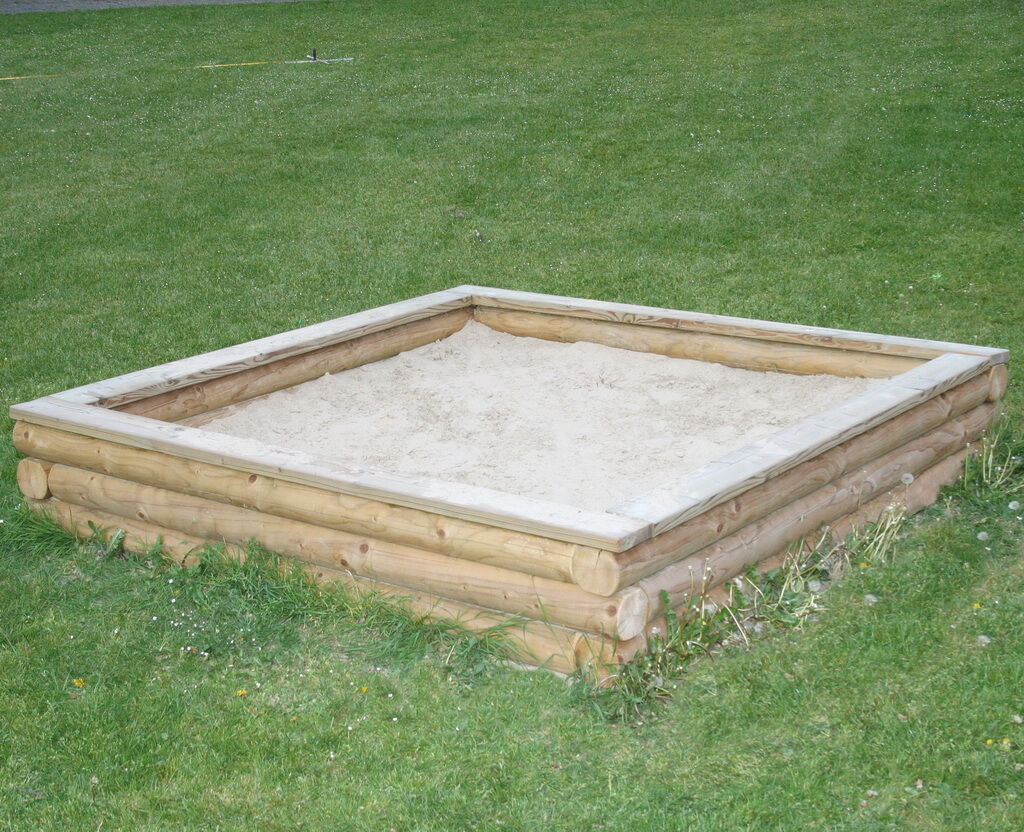Sandkasten groß ohne Sitzbohle 3,00 x 2,50 m