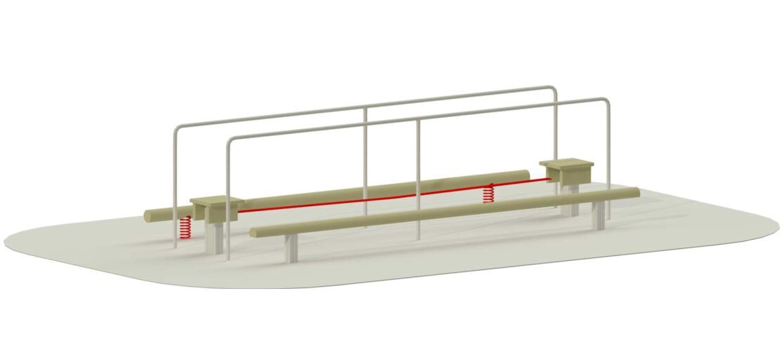 Balancieranlage dreifach