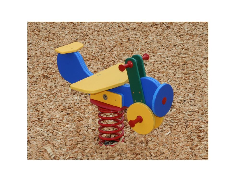 Einzel-Federspielgerät Flugzeug