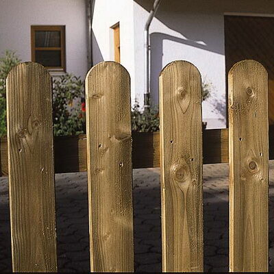 Friesenzaunbretter braun