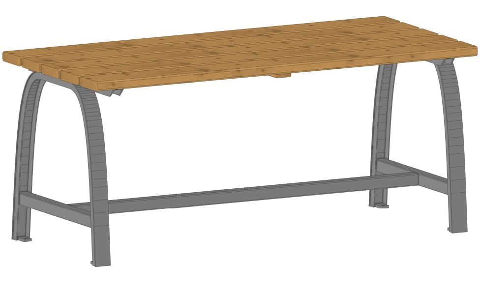 Tisch Pieper Flow Douglasie kdi grün